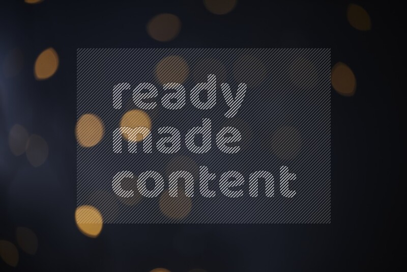 Abstract bokeh light with flare haze