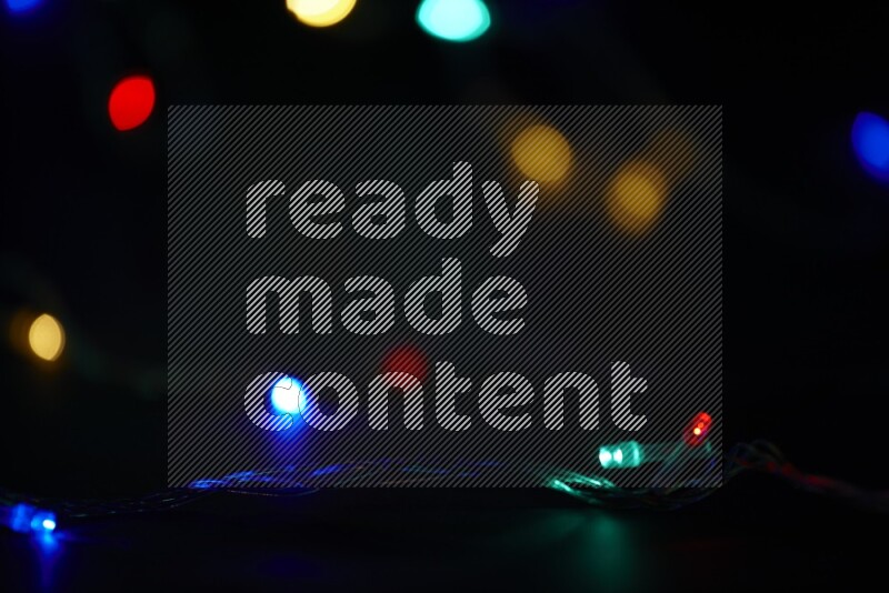 Bokeh light in multicolor