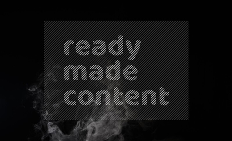 irregular white smoke on black background.