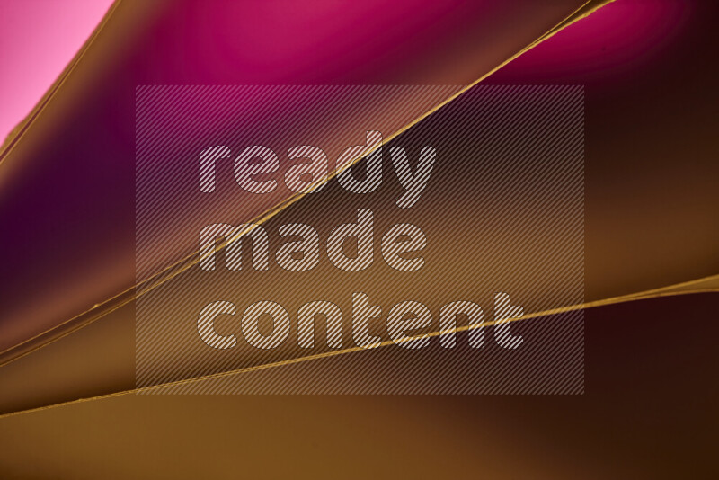 An abstract art piece displaying smooth curves in warm and cold gradients created by colored light