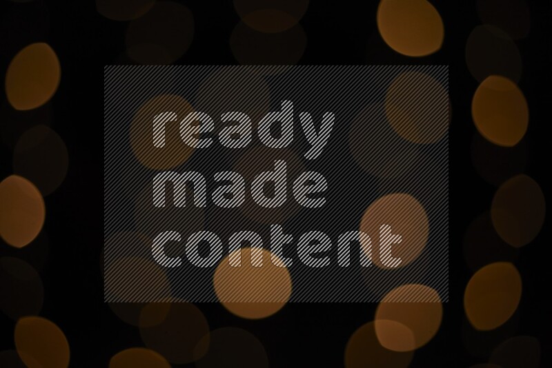 Bokeh light in yellow