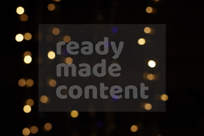 Bokeh light in yellow