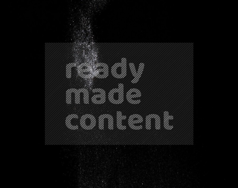 Silver glitter powder isolated on black background