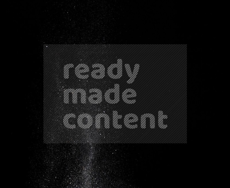 Silver glitter powder isolated on black background