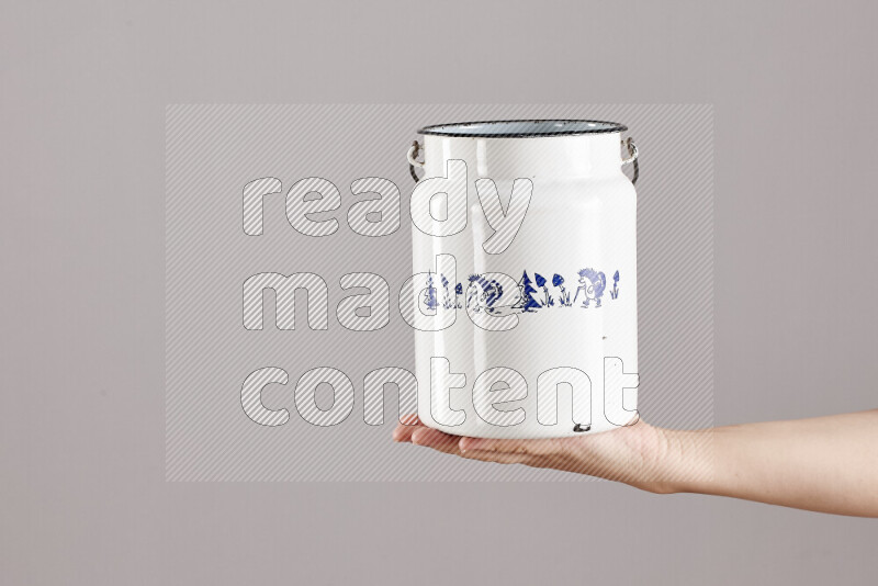Woman hands holding different metal essentials in different positions