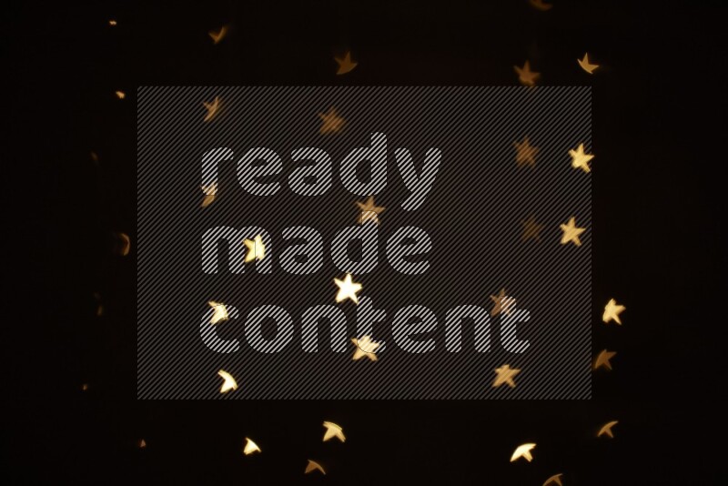 Bokeh light in star shape