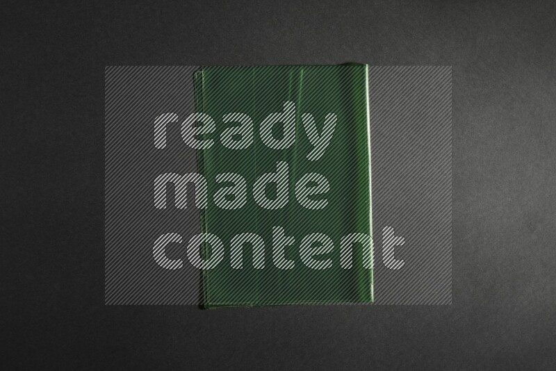 Colored plastic textures on black background