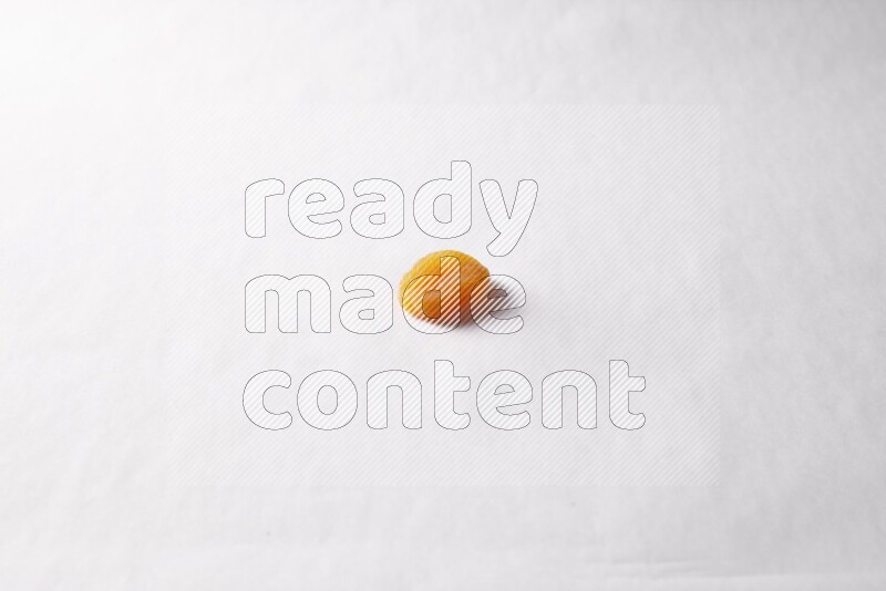 Dried apricots on white background