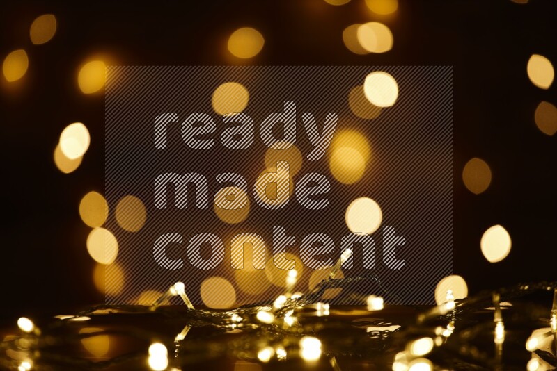 Bokeh light in yellow