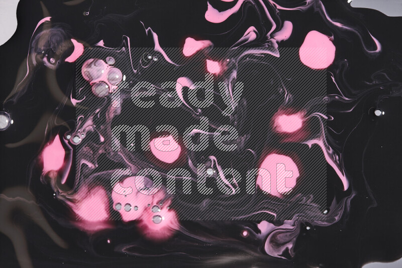 Abstract colorful background with mixed of pink and black paint colors