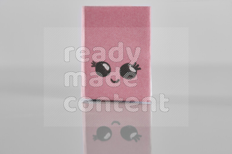 Origami book on grey background