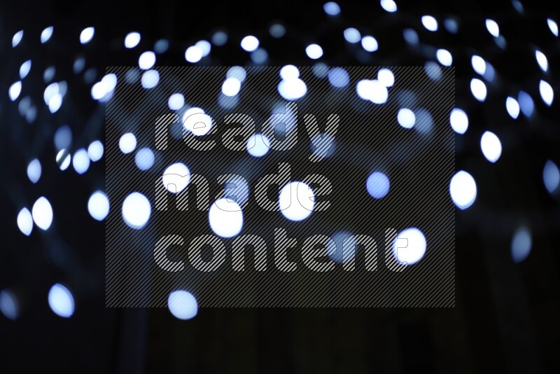 Bokeh light in white