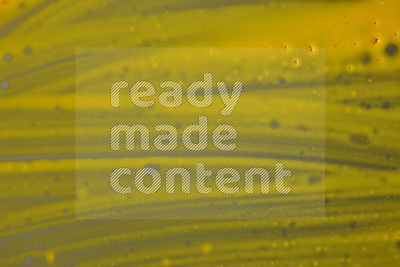 Close-ups of abstract yellow paint texture in different shapes