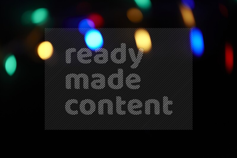 Bokeh light in multicolor