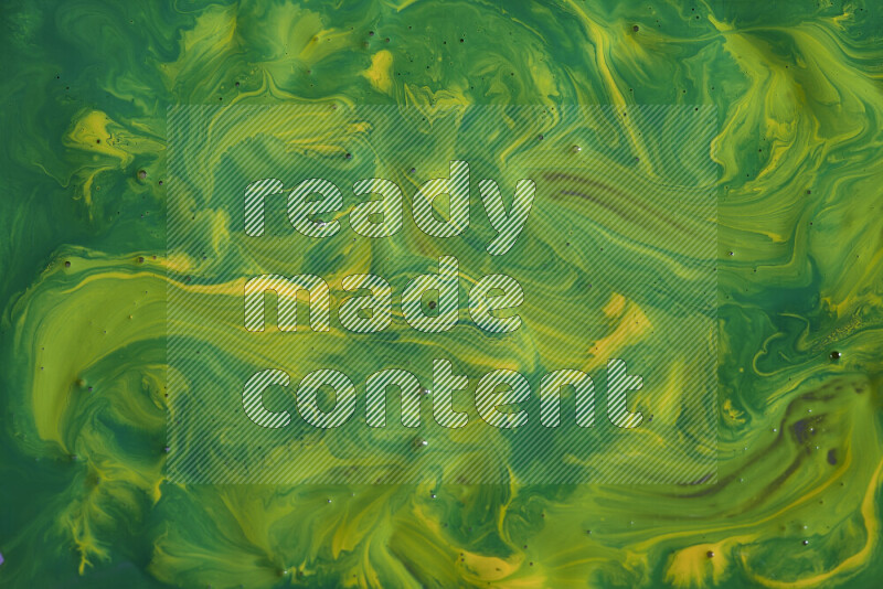 Abstract colorful background with mixed of green and yellow paint colors