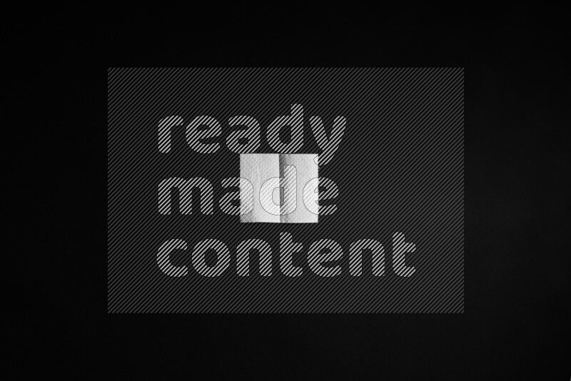 Tissue paper on black background