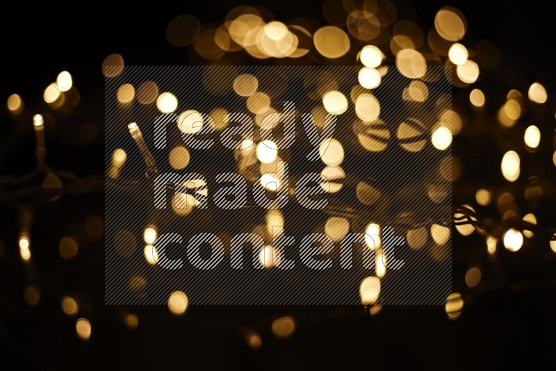 Bokeh light in yellow