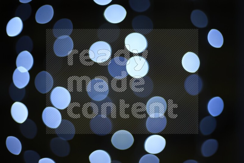 Bokeh light in white