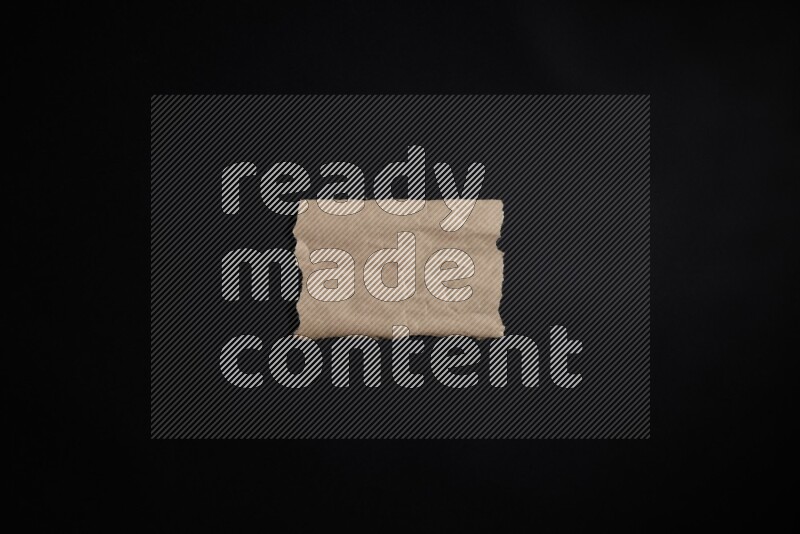 Craft paper on black background