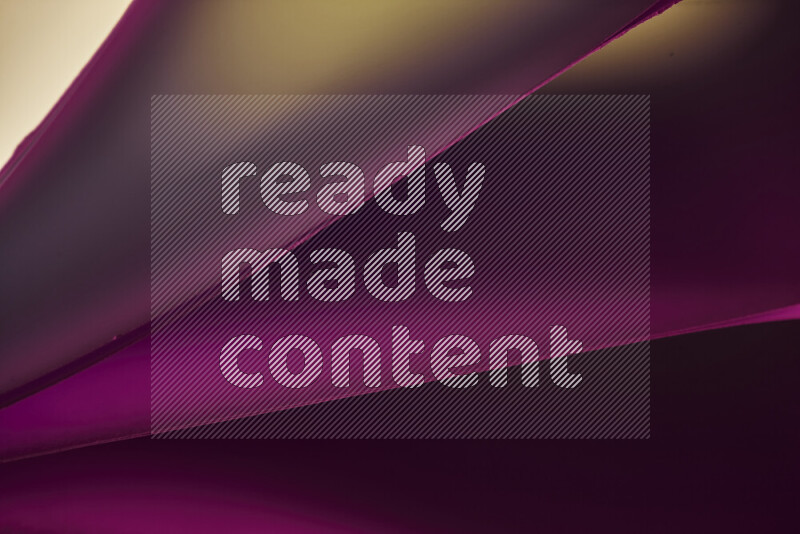 An abstract art piece displaying smooth curves in warm and cold gradients created by colored light