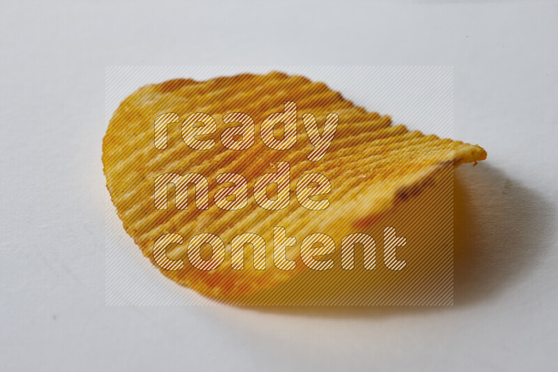 Chips snacks on white background