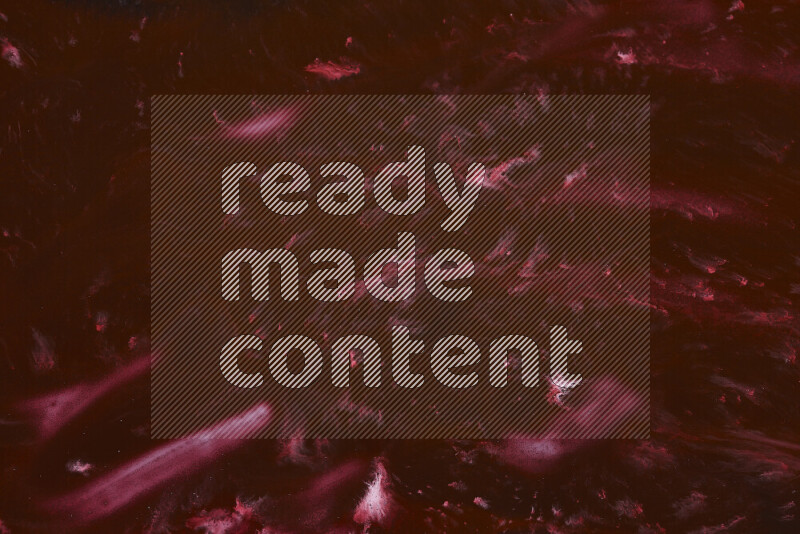 Close-ups of abstract red paint texture in different shapes