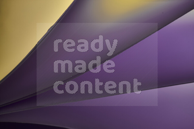 An abstract art piece displaying smooth curves in warm and cold gradients created by colored light