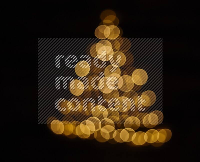 Bokeh light in yellow