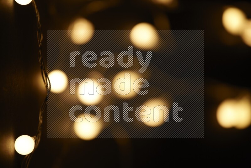 Bokeh light in yellow