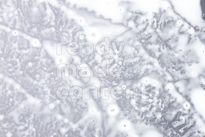 Close-ups of abstract white paint texture in different shapes