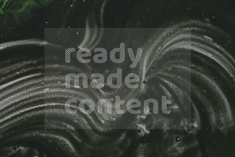 Abstract colorful background with mixed of green and black paint colors