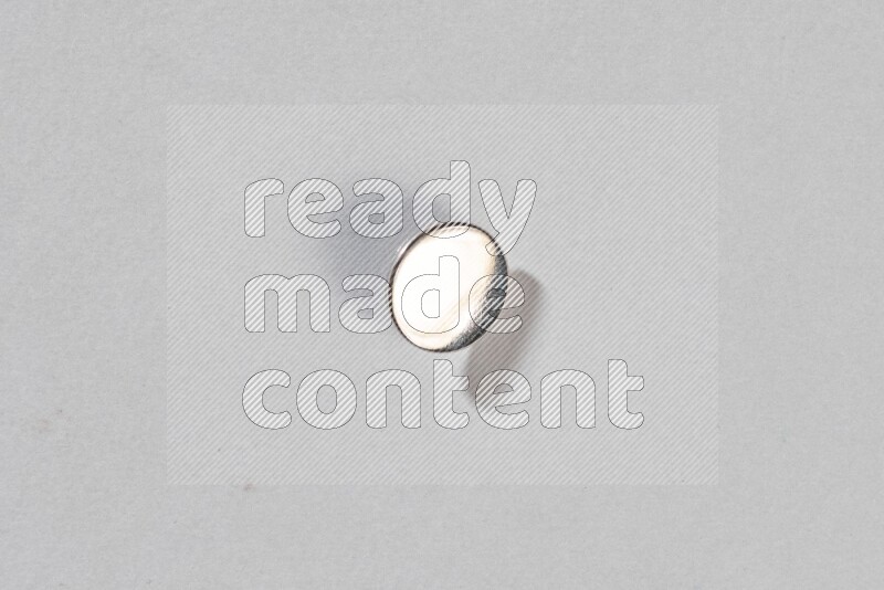 A button on grey background