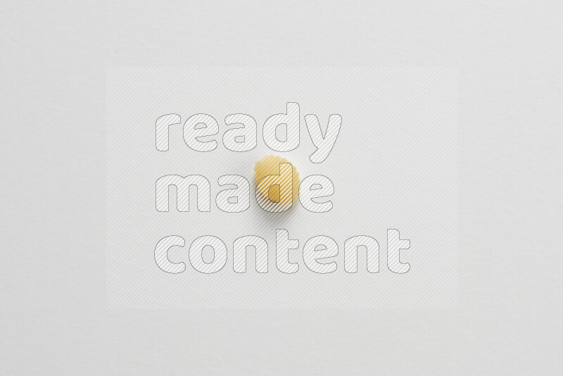 Shells pasta on white background