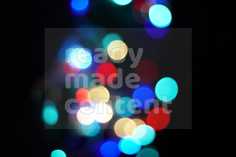 Bokeh light in multicolor