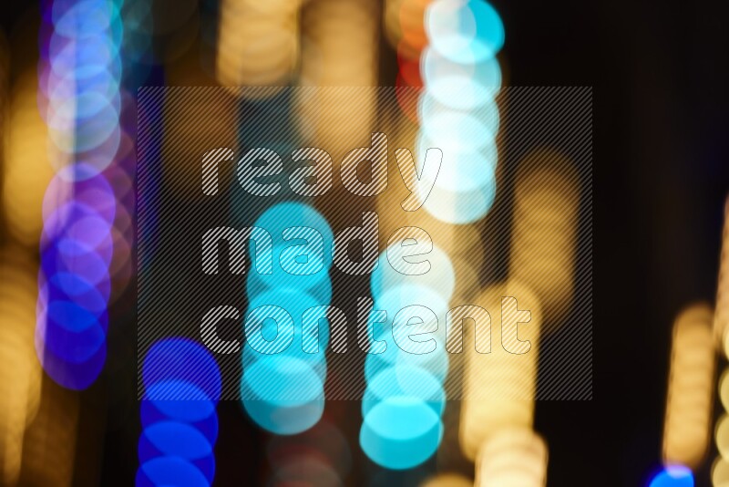 Abstract bokeh light in multicolor