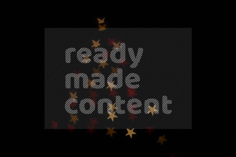 Bokeh light in star shape