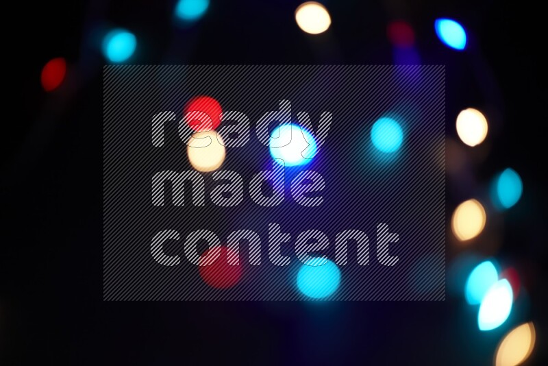 Bokeh light in multicolor