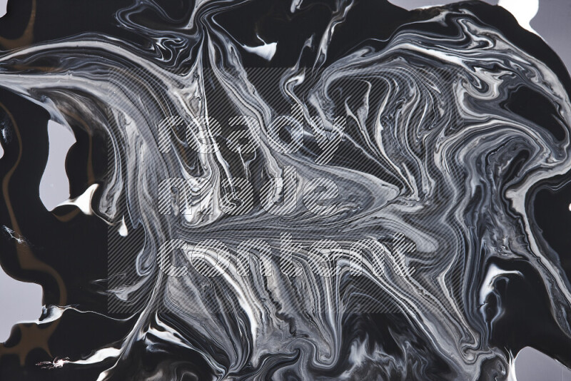 Abstract colorful background with mixed of white and black paint colors