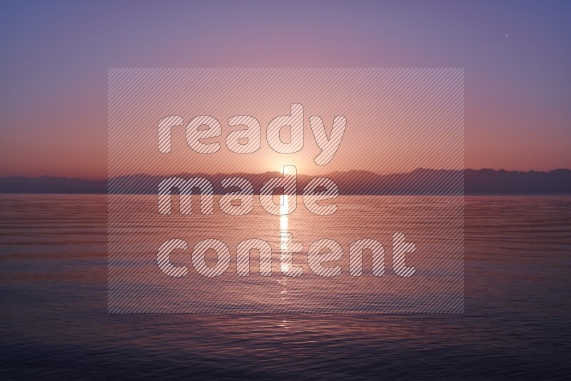 Sunrise over the water