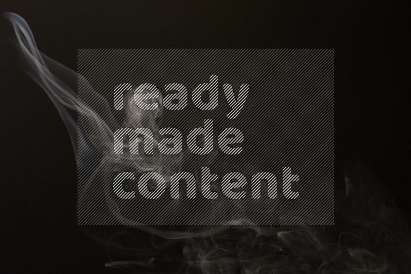 wavy smoke motion in yellow