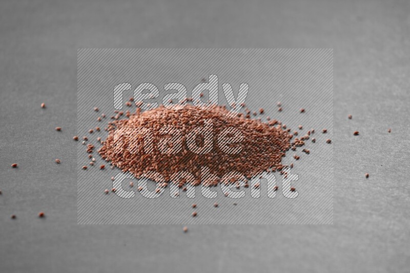 Garden cress on a black flooring