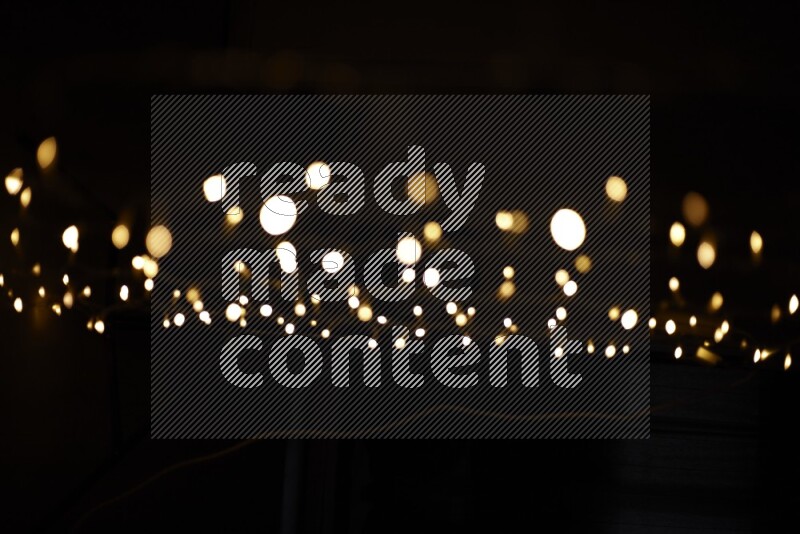 Bokeh light in yellow