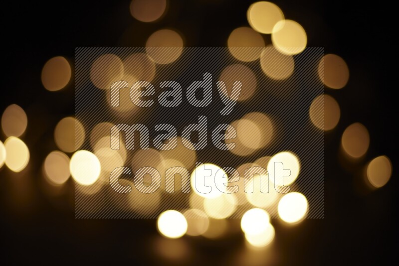 Bokeh light in yellow