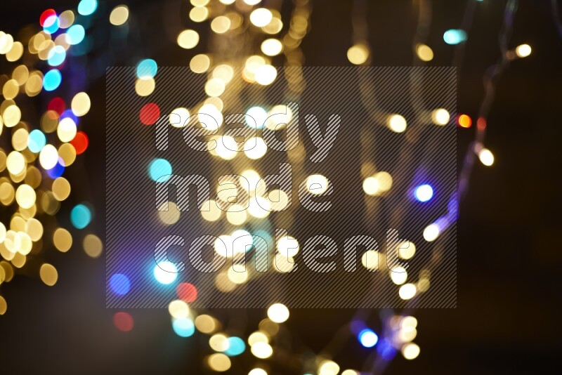 Bokeh light in multicolor