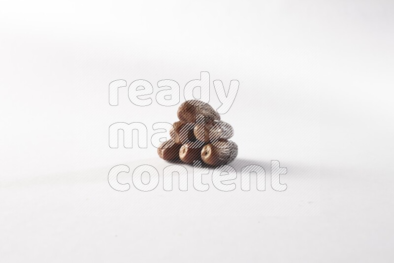 Dates on white background