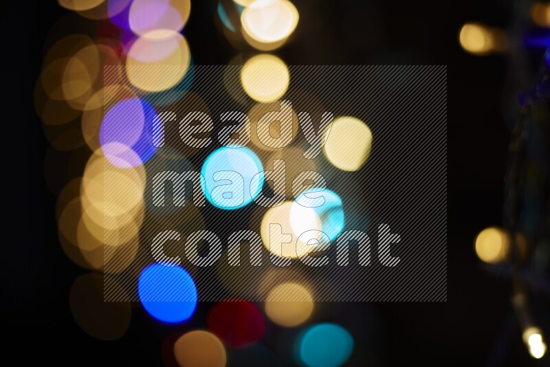 Bokeh light in multicolor
