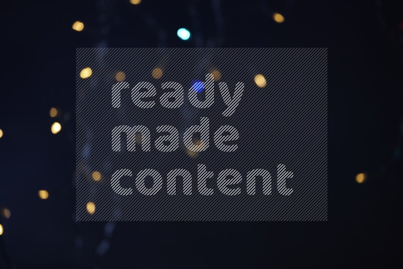 Bokeh light in multicolor