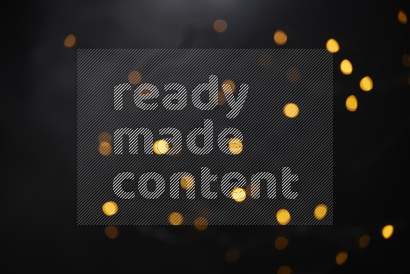 Abstract bokeh light with flare haze