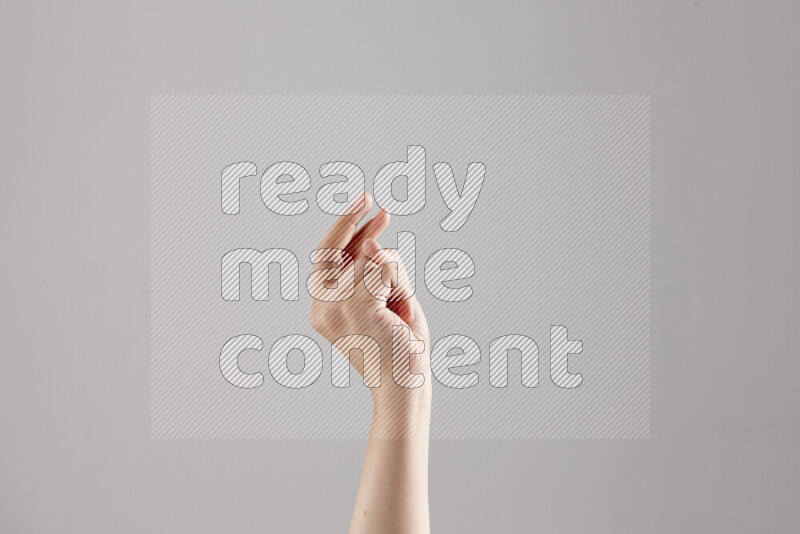 Woman hands gesturing sign language