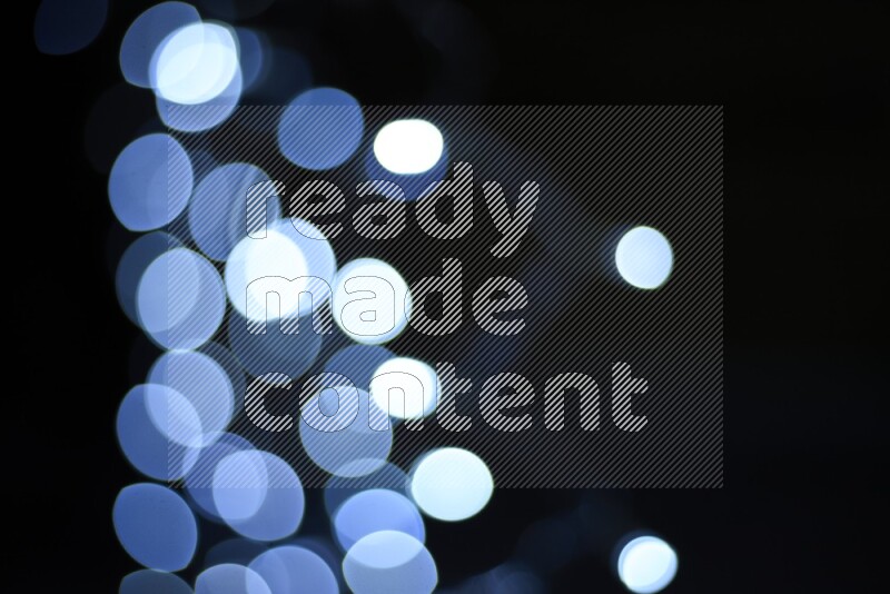 Bokeh light in white